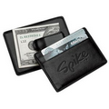 Chairman's Leather Money Clip & Card Case